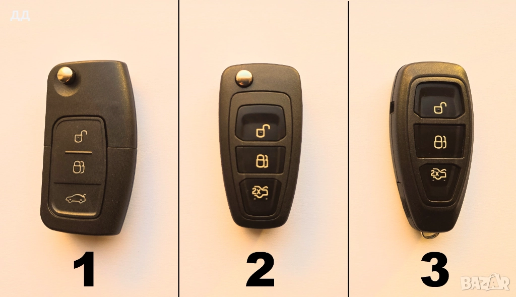 Ключ кутийка дистанционно за Форд Ford, снимка 1