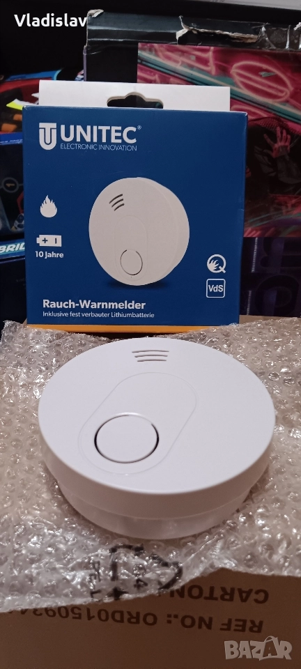 Детектор за дим, снимка 1