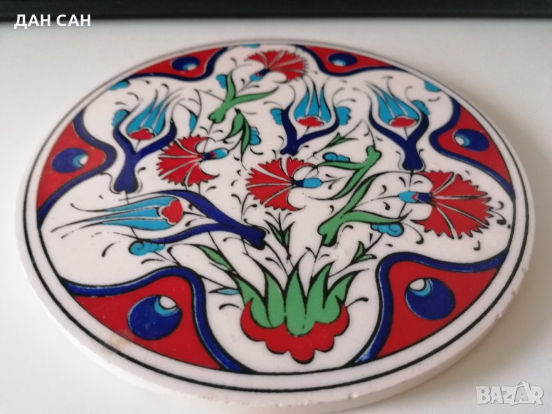 РЕТРО керамика за стена Флорален мотив, снимка 1