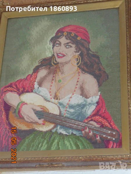 Гоблен Китаристката, снимка 1