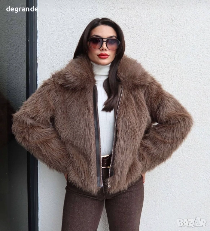 Стилно дамско палто, снимка 1