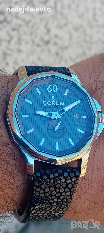 Corum Admirals Cup Stainless Steel Watch 01.0090, снимка 1