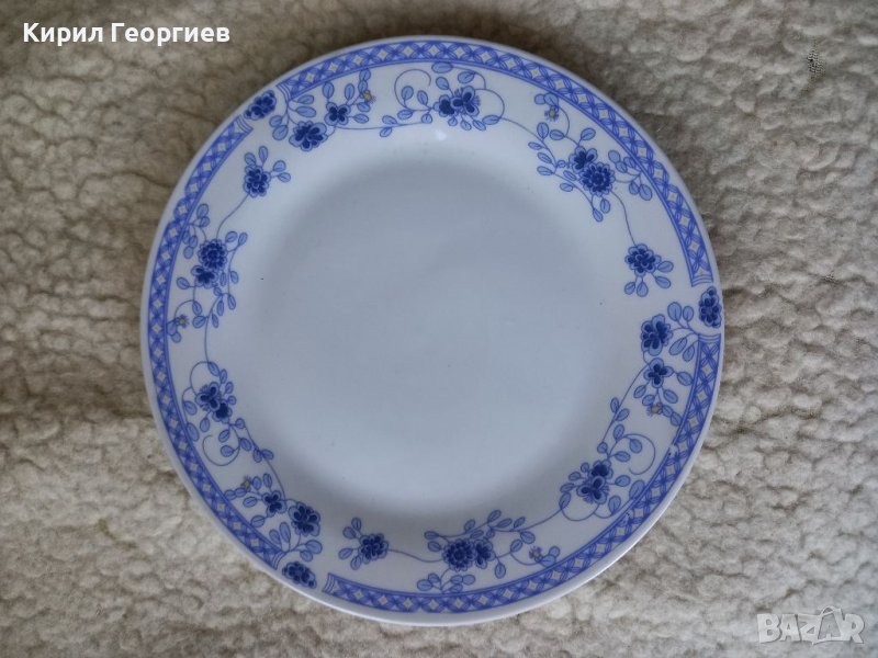 Голяма порцеланова чиния с орнаменти , снимка 1