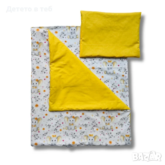 Комплект завивки Жълт слон с жълто, снимка 1