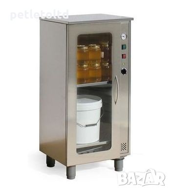 Декристализатор за пчелен мед тип Шкаф LEGA с капацитет 2 бр. тенекии по 25 кг или 72 бр. буркани, снимка 1