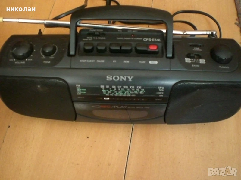 sony касетофон радиокасетофон, снимка 1