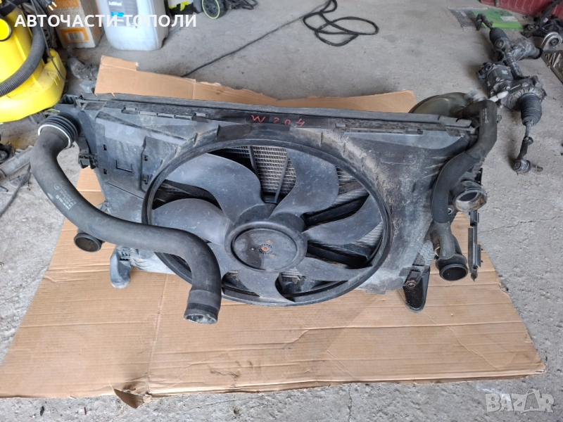 Перка дифузьор радиатор воден климатик mercedes w204 w211 дизел , снимка 1