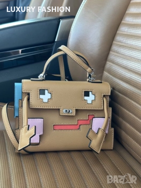 Дамска чанта Hermes Kelly Picto, снимка 1