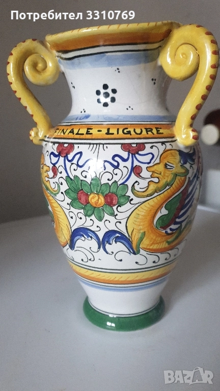 Прекрасни вази в стил "Майолика "., снимка 1