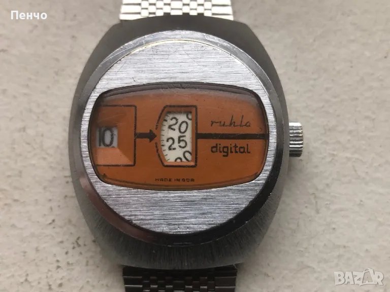 стар ръчен "Ruhla" DIGITAL - MADE IN GDR, снимка 1