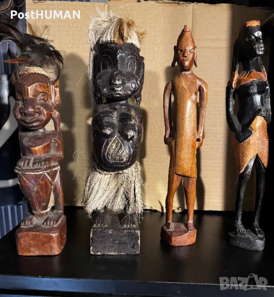 Африкански фигури - статуетки - дърво, снимка 1