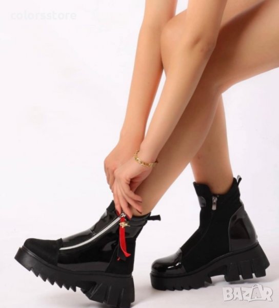 Равни боти - черни - ZH21, снимка 1