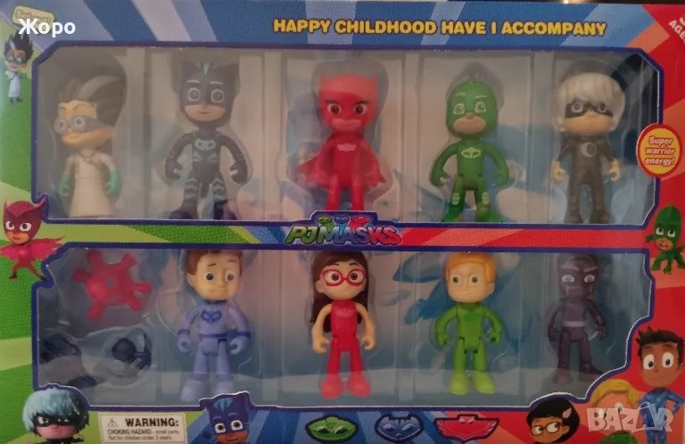 КОМПЛЕКТ ФИГУРКИ НА ГЕРОИТЕ ОТ PJ МАСКИ 221104, снимка 1