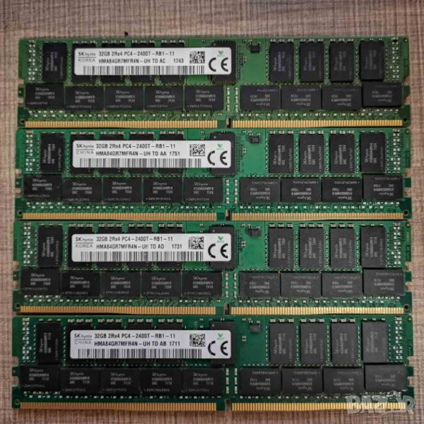 Сървърна памет ECC RAM Hynix 128Gb 32Gb x 4бр, DDR4 2400, снимка 1