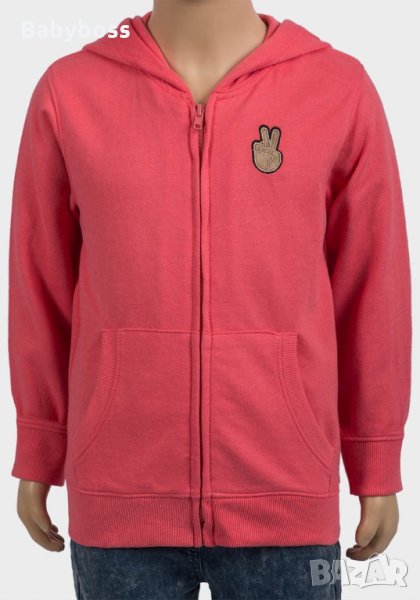 Суичер с качулка за момиче Миноти, снимка 1