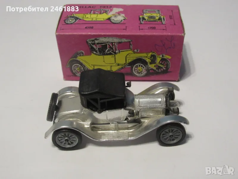 Estetyka Полша Cadillac 1913 соц метална колекционерска количка., снимка 1