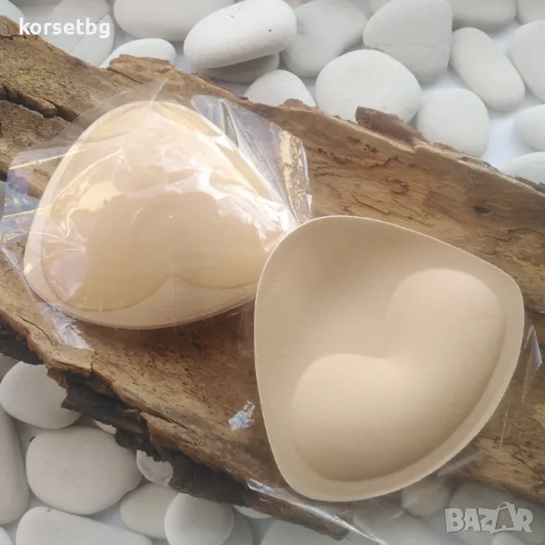 Самозалепващи подплънки за бански и рокли с триъгълна чашка 25178, снимка 1