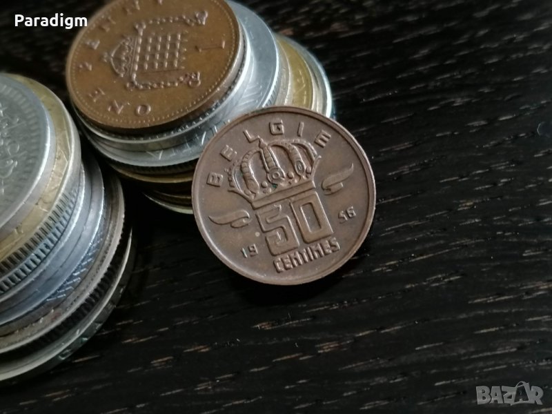 Монета - Белгия - 50 сентима | 1956г., снимка 1