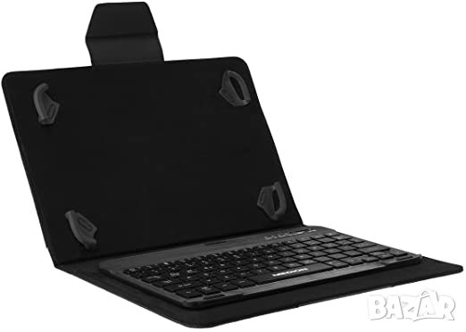 Универсален калъф за таблет 10" с Bluetooth клавиатура Medion MD 87369,Черен, снимка 1