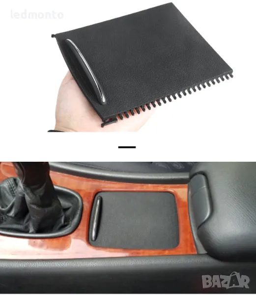 Капак, щора за централна конзола с ролетно покритие за чаши щора Mercedes C W203 C200 C280 , снимка 1
