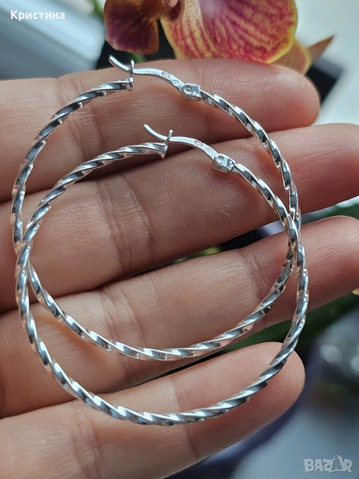 Нови обеци халки, снимка 1