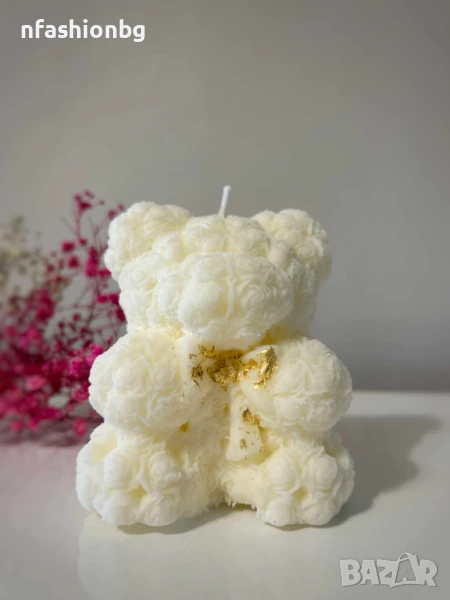 Ръчно изработена соева свещ "Белея", снимка 1