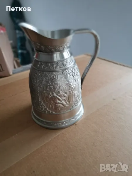 кана от цинк с цинкови чаши, снимка 1