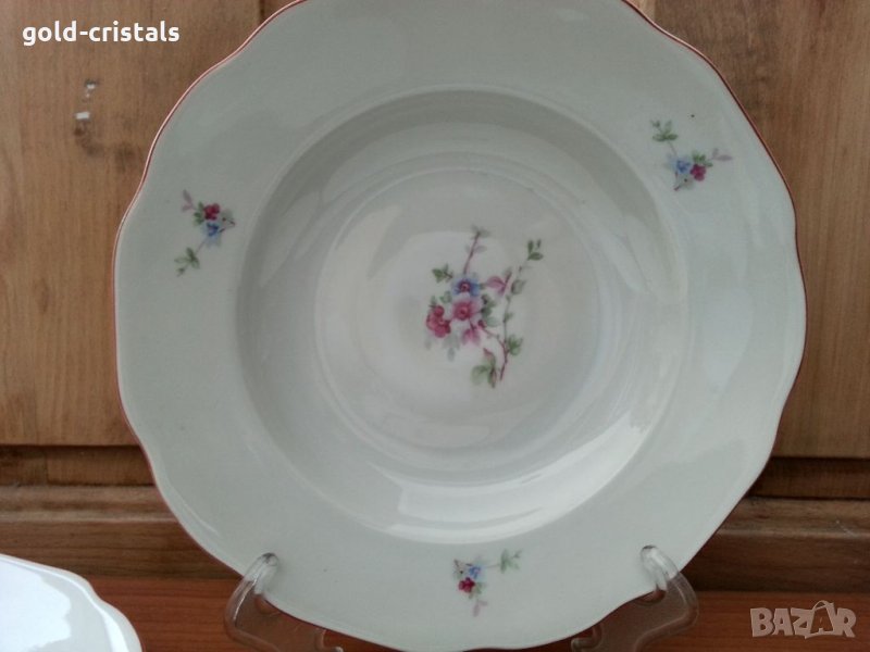 Стар български порцелан чинии дълбоки, снимка 1