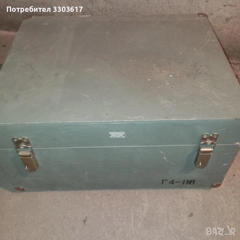Дървен сандък от сигнал генератор Г4-116, снимка 1