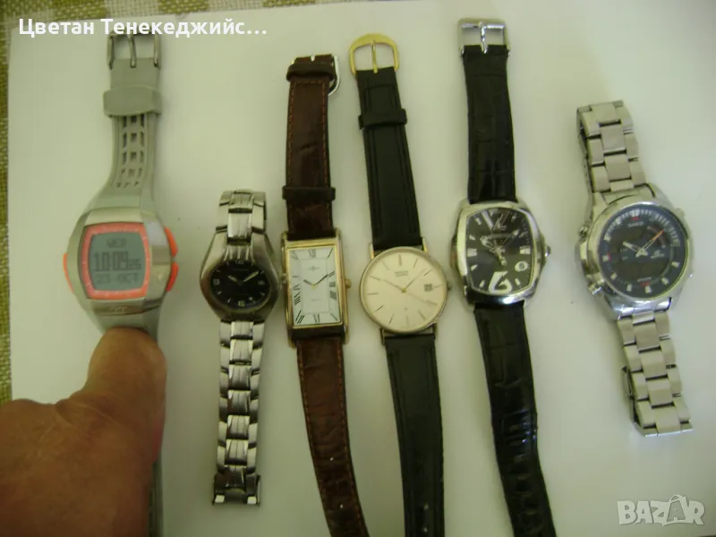 Продавам 6 броя кварцови часовника TCM,Ricoh,Casio,Sekonda,Chronotech, снимка 1