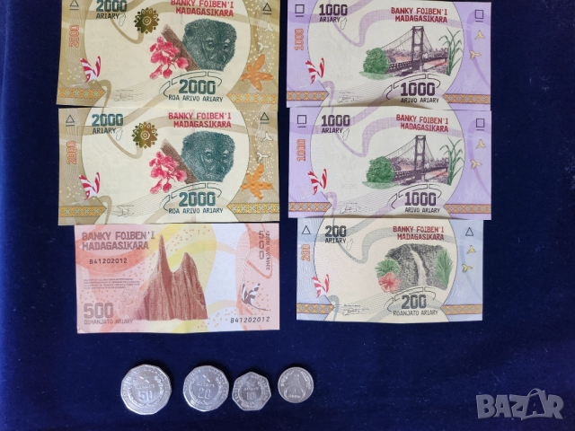 МАДАГАСКАР - нови пътеводители на френски - 2025 и 2024 г. + банкоти и монети (ариари), нови, снимка 7 - Енциклопедии, справочници - 52574258