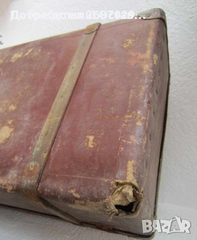 Куфари: куфарче с шифър, amiet suitcase Стара чанта, голям грамаден куфар, цвят бургунди, снимка 18 - Други - 37039584