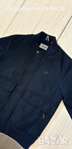 Lacoste / Wool Bomber Mens Size 50 / L  ОРИГИНАЛ!  Мъжко Вълнено бомбер Яке, снимка 17 - Якета - 53022968