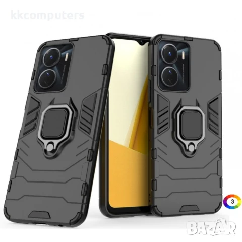 vivo Y16 4G Удароустойчив Ring Holder Калъф и Протектор, снимка 4 - Калъфи, кейсове - 50741872