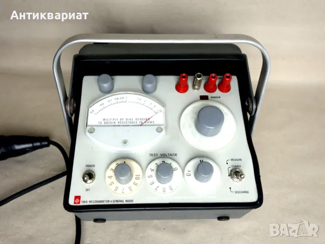 Мегаомметър General Radio GR 1864 / USA, снимка 2 - Други инструменти - 49345209