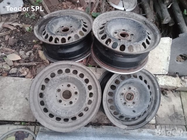 Железни джанти 5х112 15ки, снимка 4 - Гуми и джанти - 39478258
