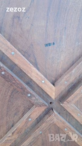 Индийска маса масив махагон, снимка 9 - Маси - 53962627