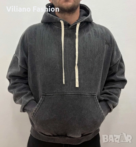 Мъжки суичър Овърсайз, снимка 3 - Спортни дрехи, екипи - 52255459