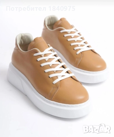 Дамски кецове/сникърси естествена кожа