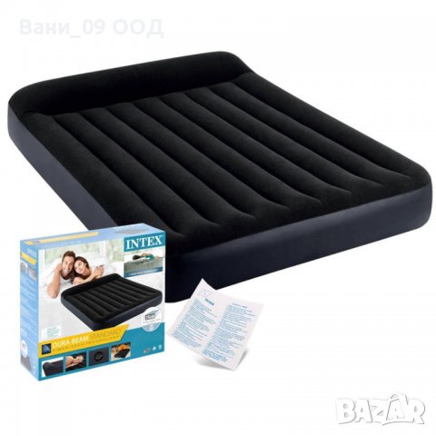 Двоен надуваем матрак 203×152см, снимка 6 - Надуваеми легла - 36718793