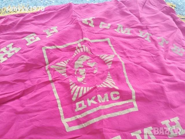 ДКМС-95Х76СМ-ЗНАМЕ ОТ СОЦА 0706251913, снимка 11 - Антикварни и старинни предмети - 50585830