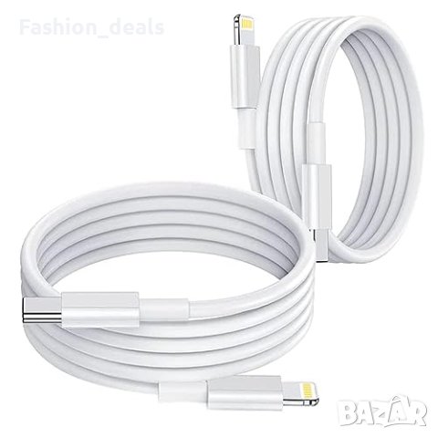 Нови 2 броя iPhone кабел за бързо зареждане, USB C 20W Айфон, снимка 1 - Аксесоари за Apple - 42235546