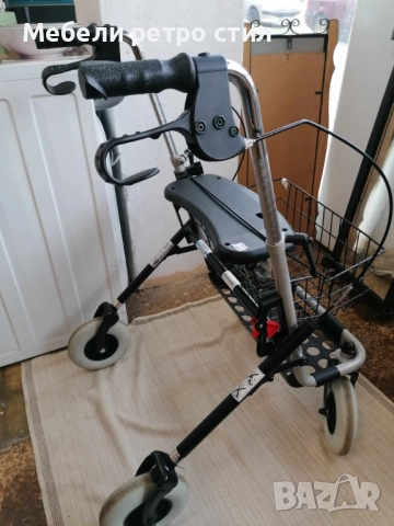 Проходилка за възрастни хора до 130 кг.Регулиране височината на дръжките. Спирачки на задните колела, снимка 2 - Други - 52390404