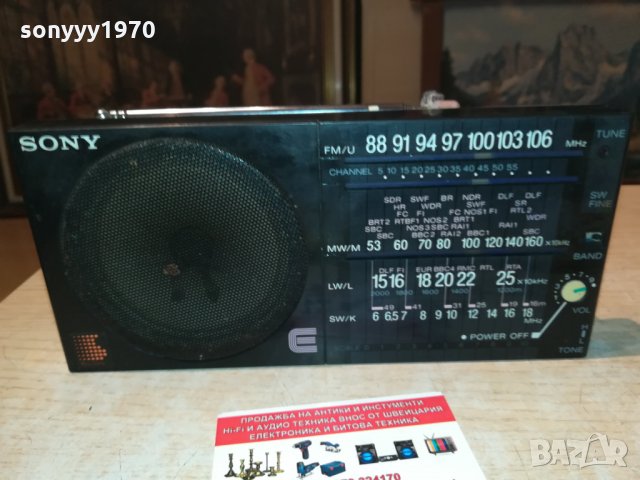 SONY ICF-35 ВНОС GERMANY 2009211949, снимка 4 - Радиокасетофони, транзистори - 34197896