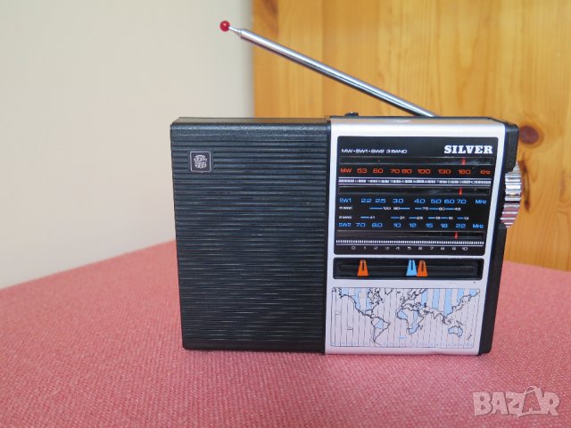 Vintage SILVER Solid State 3Band 3S-222,  1968год. радио, снимка 1