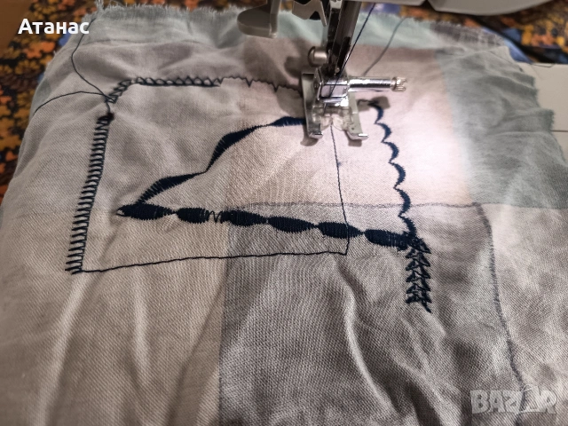 Шевна машина Brother DS-140, снимка 2 - Шевни машини - 54348011