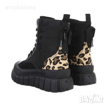 Дамски боти с връзки, 2цвята, снимка 4 - Дамски боти - 42882847