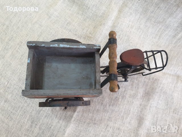 Старинна триколка, снимка 3 - Антикварни и старинни предмети - 40045447