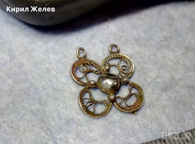 СТАРИННА ФИЛИГРАННА СРЕБЪРНА ВИСУЛКА НАКИТ УКРАШЕНИЕ СРЕБРО ВИСОКА ПРОБА РЪЧНА ИЗРАБОТКА 29073