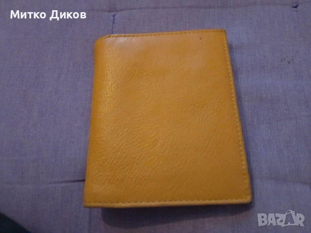 Немски Марков портфейл естествена кожа с много прегради 225х 90 мм като нов, снимка 11 - Портфейли, портмонета - 54042938